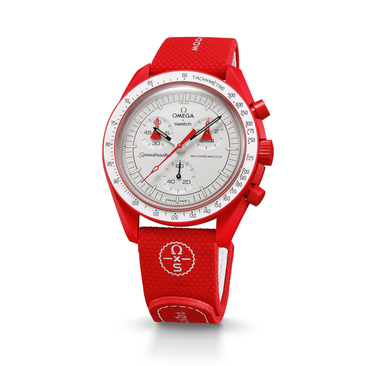 STRAP RED/WHITE RUBBER