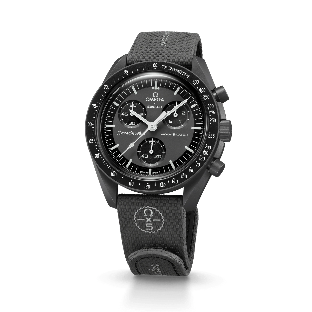 STRAP DARK GREY/BLACK RUBBER