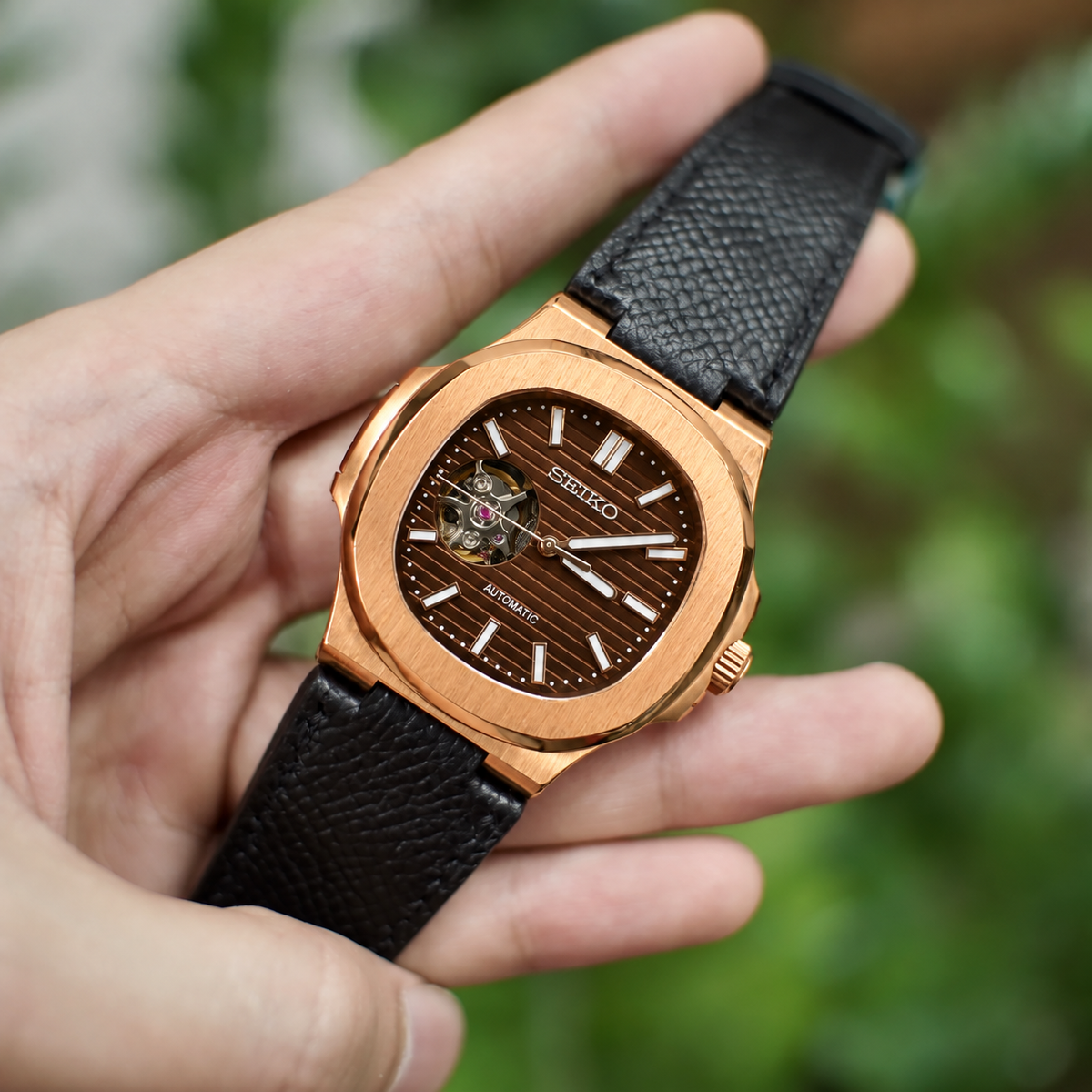 Sorelyne Nautilus SEIKO Open Heart 40mm Watch photo 4