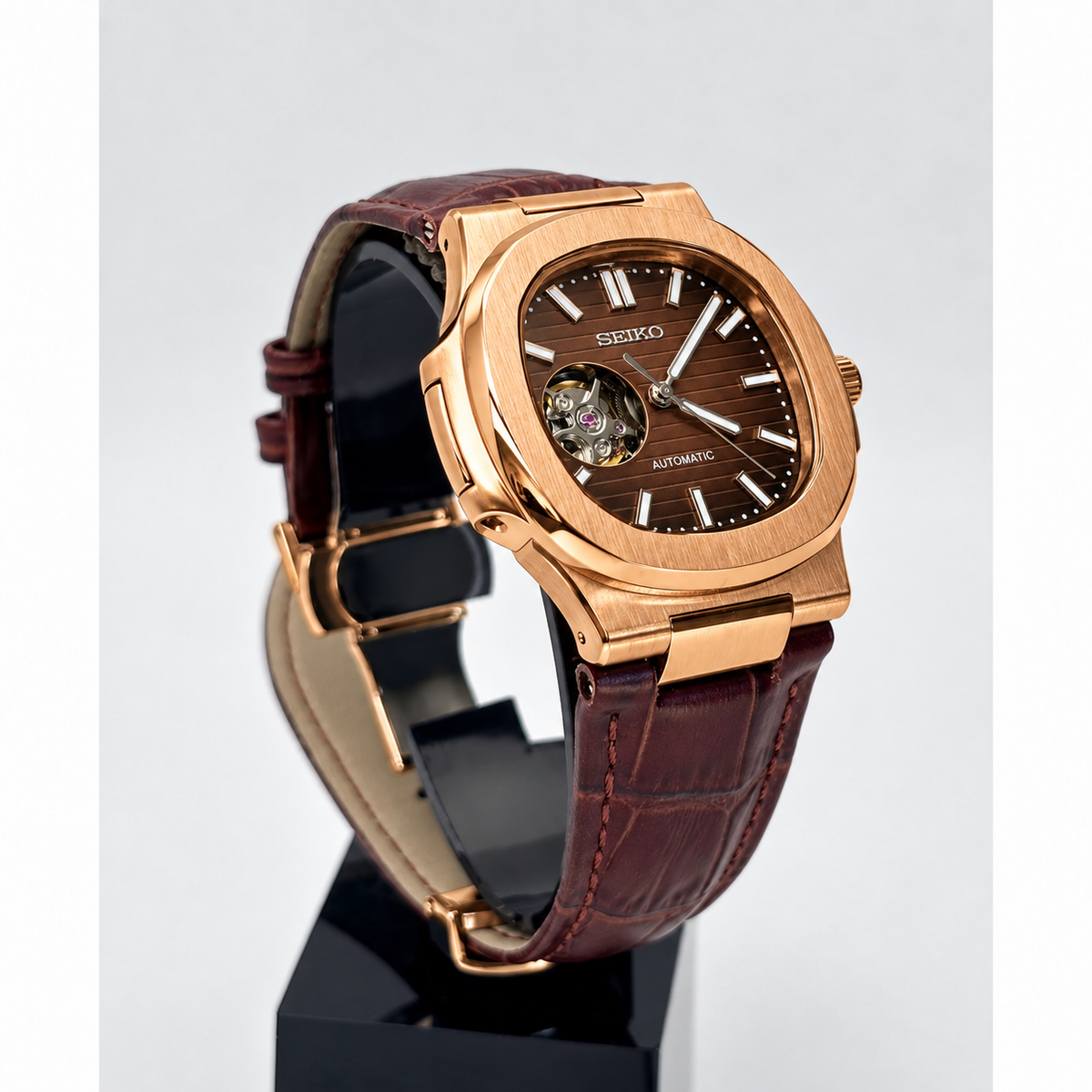 Sorelyne Nautilus SEIKO Open Heart 40mm Watch photo 5