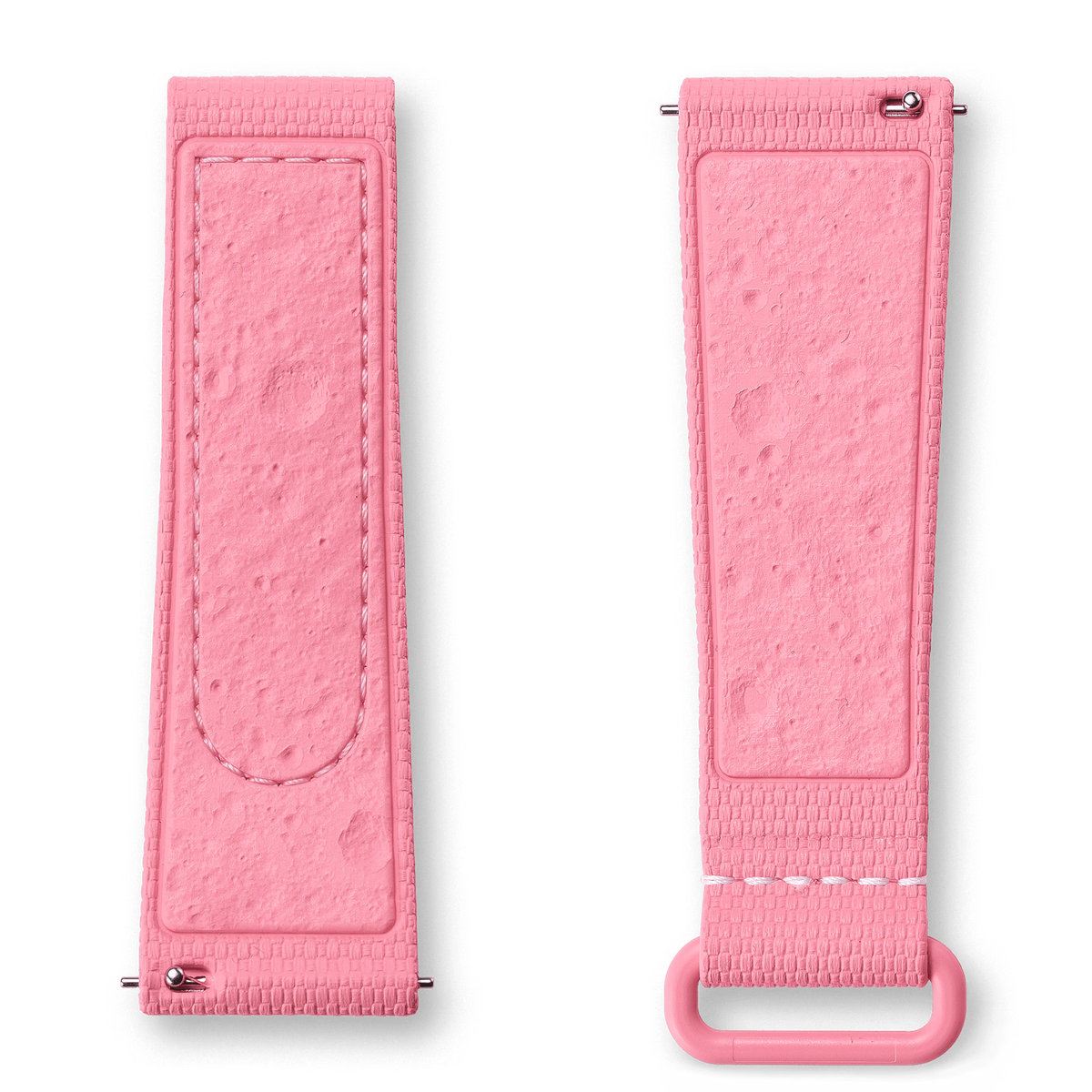 STRAP  LIGHT PINK/WHITE RUBBER