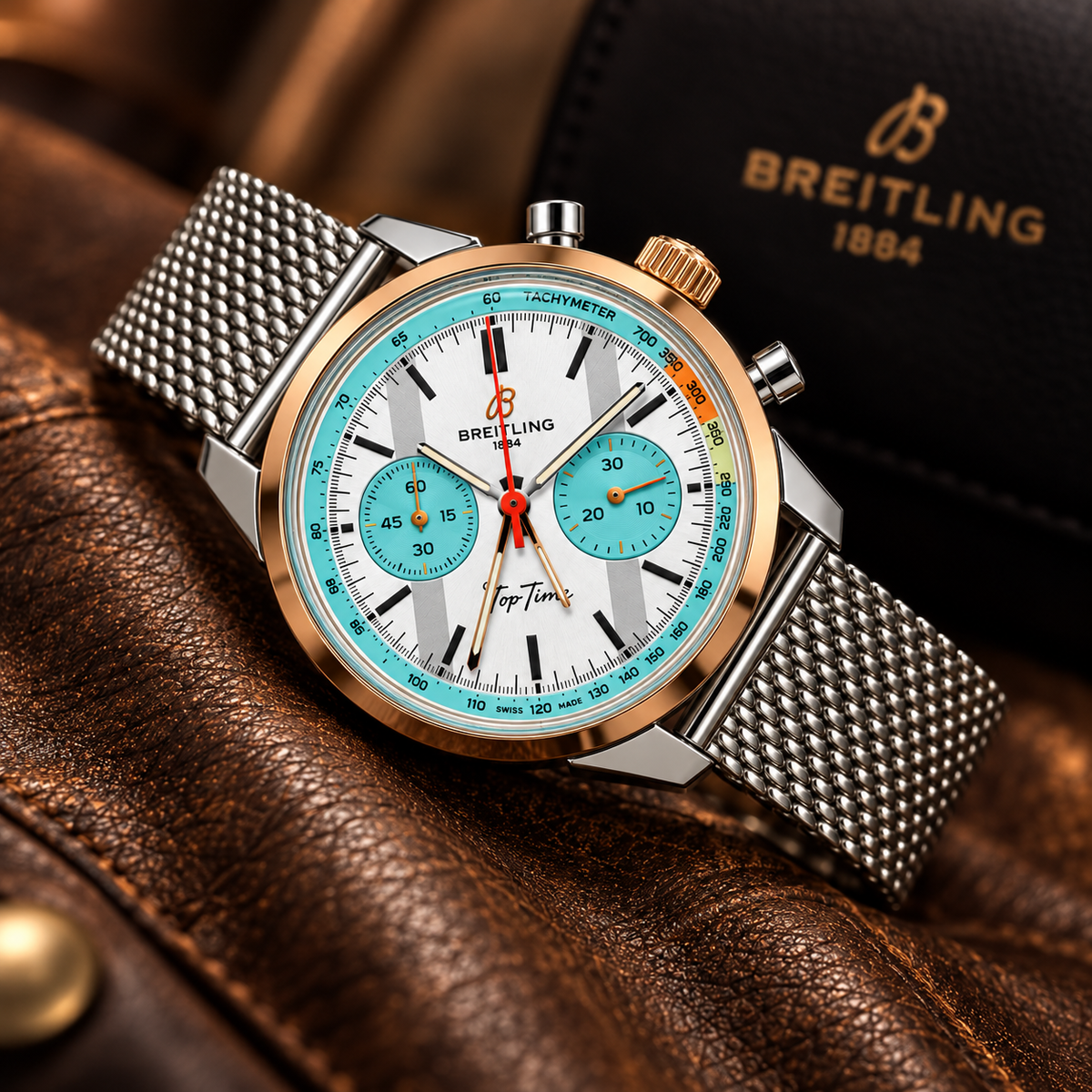 Sorelyne Breitling Top Time B01 Fausto Coppi 41mm Watch photo 5
