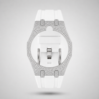 Royal Pop Strass Bracelet - HUIT BLANC