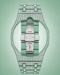 Royal Pop Ceramic Strass Bracelet - GREEN EIGHT