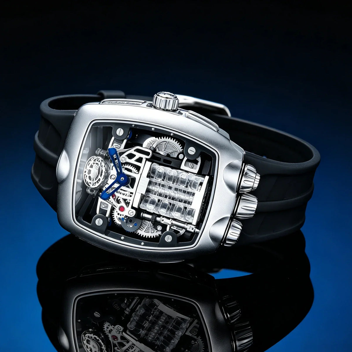 Sorelyne Tourbillon Sapphire Crystal Watch photo 4