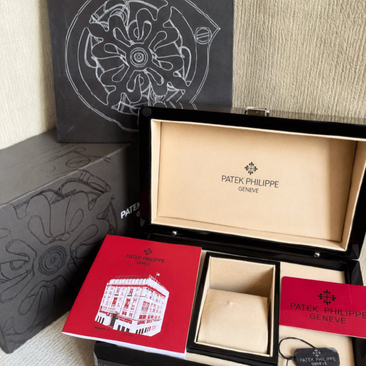 Sorelyne Patek Philippe Style Wood Box and Certificate photo 3