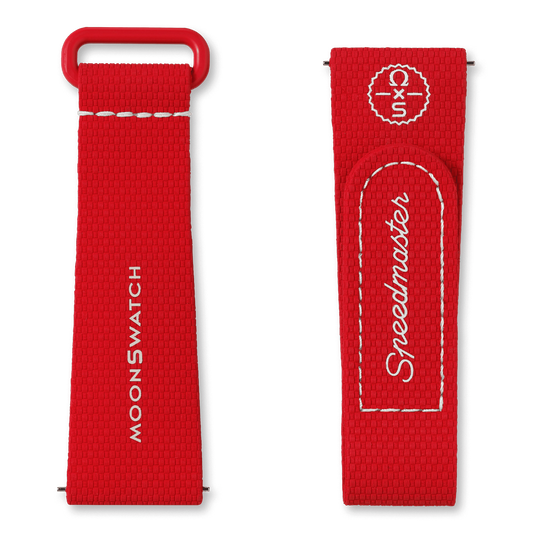 STRAP  RED/WHITE RUBBER