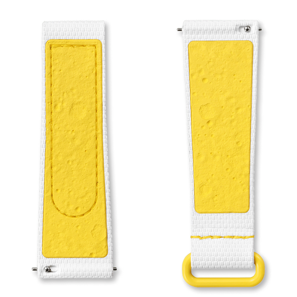 STRAP  WHITE/YELLOW RUBBER