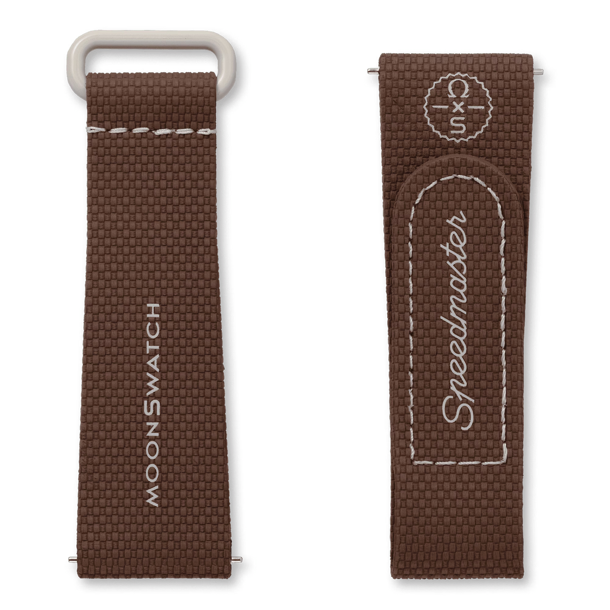 STRAP  BROWN/BEIGE RUBBER