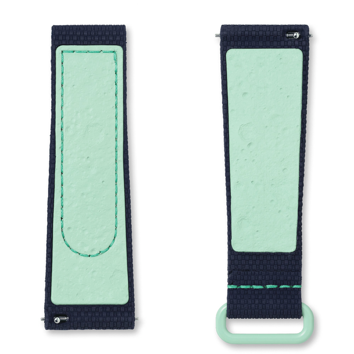 STRAP  DARK BLUE/GREEN RUBBER