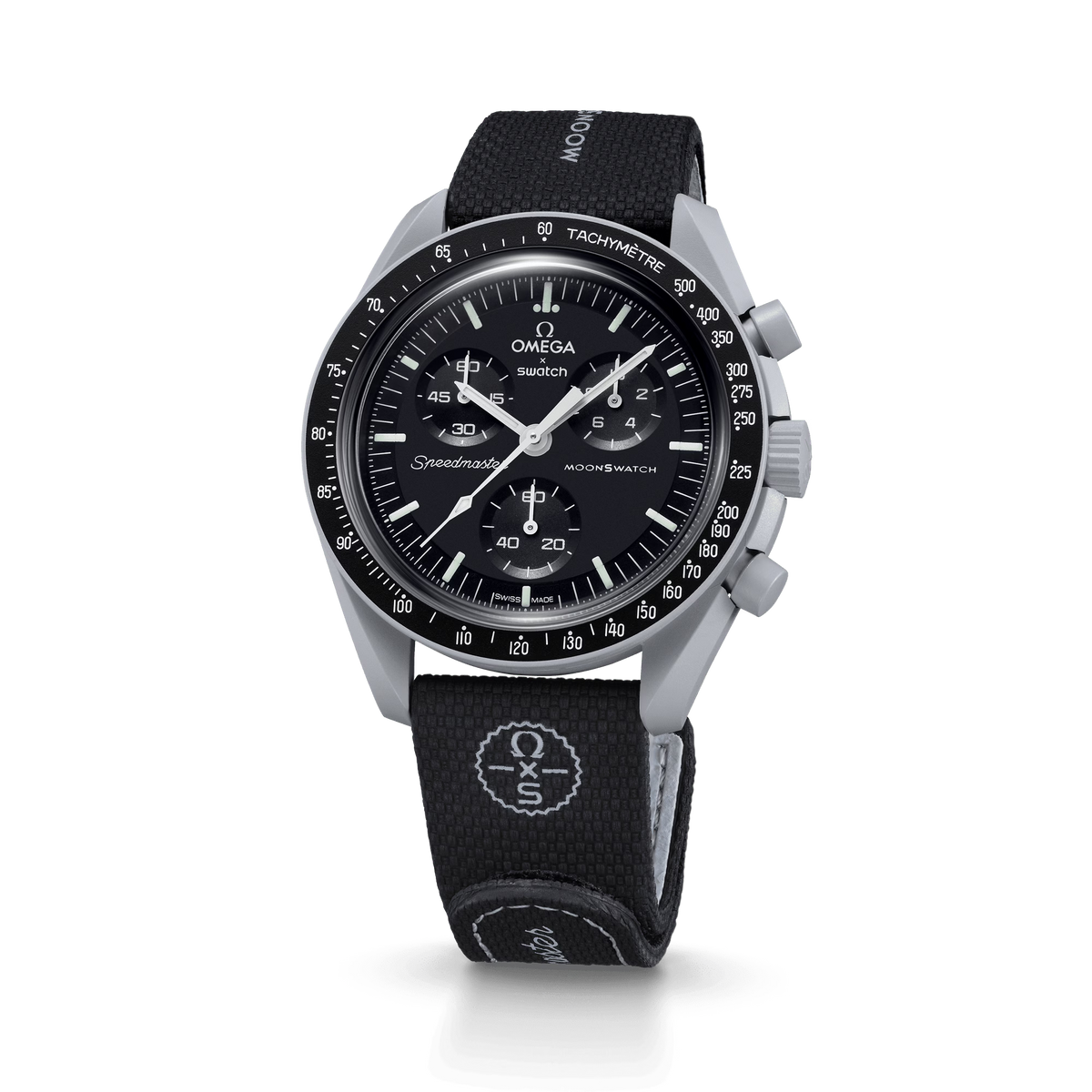 STRAP  BLACK/GREY RUBBER