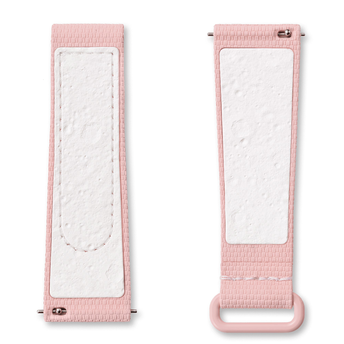 STRAP  LIGHT PINK/WHITE RUBBER