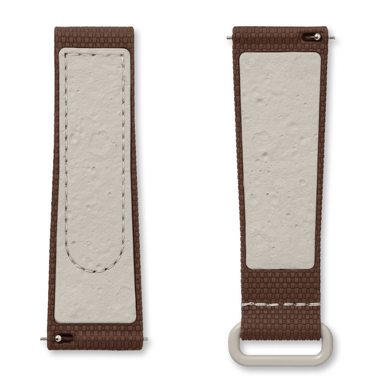 STRAP  BROWN/BEIGE RUBBER