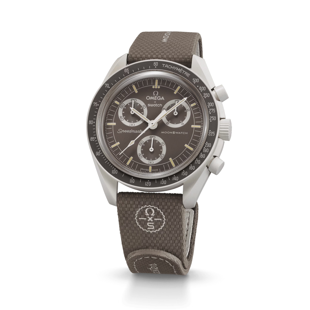 STRAP  DARK BROWN/SAND RUBBER