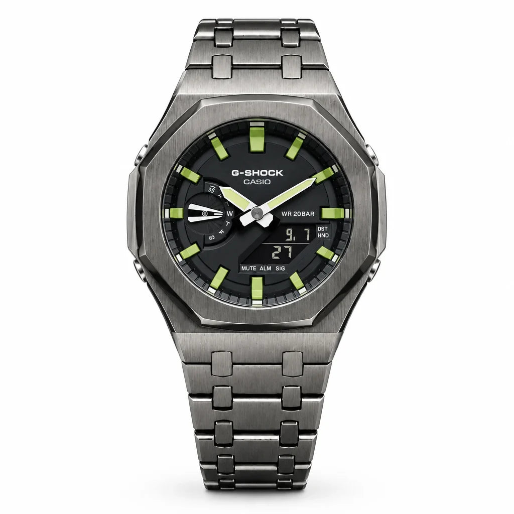 Custom Watch – Black Green Olive