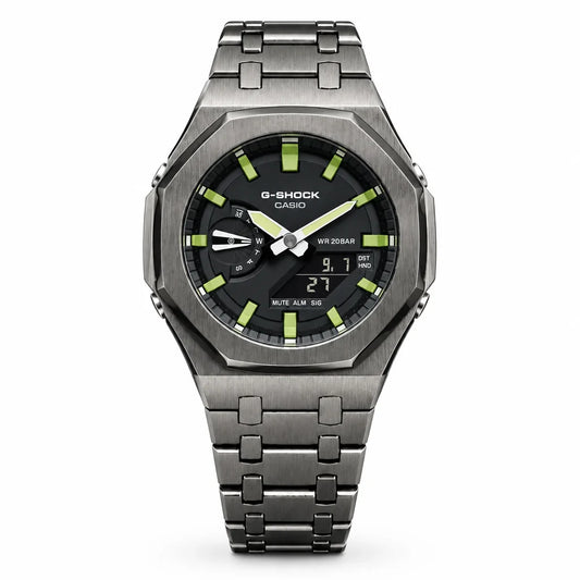 Custom Watch – Black Green Olive