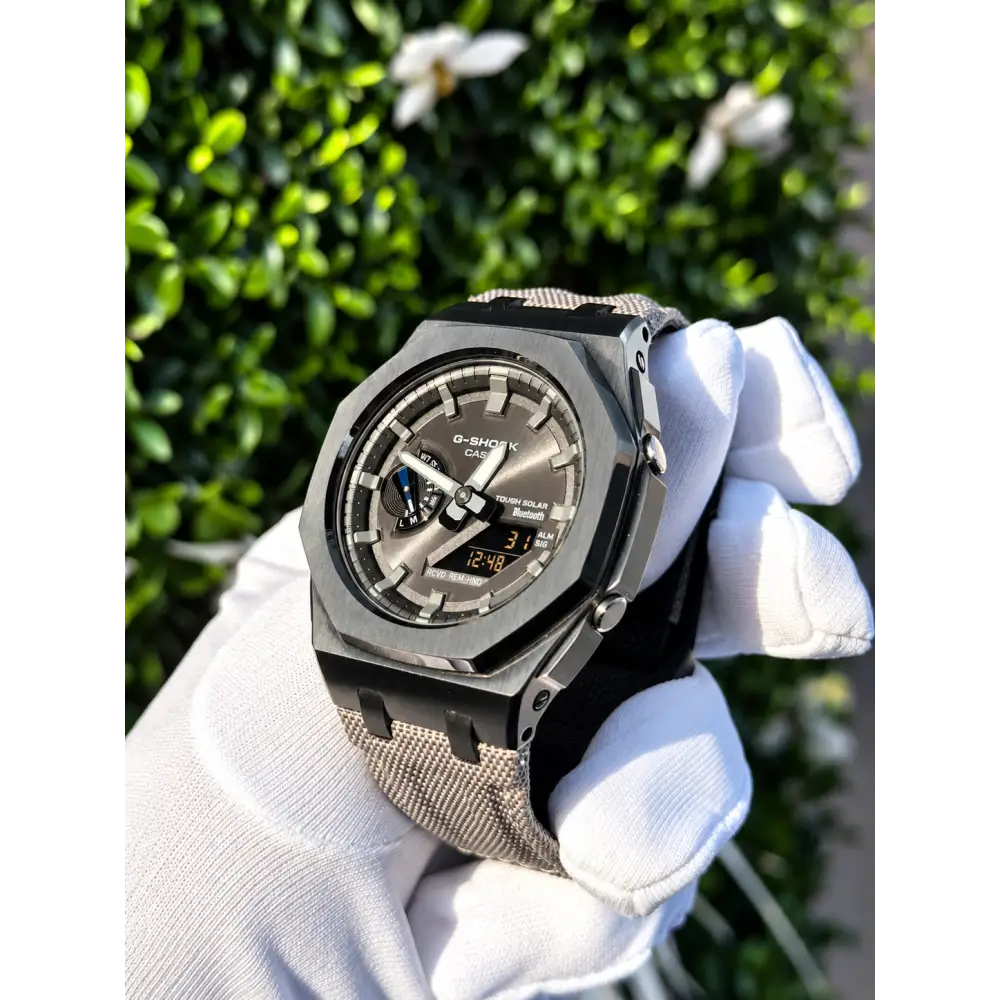 Custom Watch – Black Metal Bluetooth