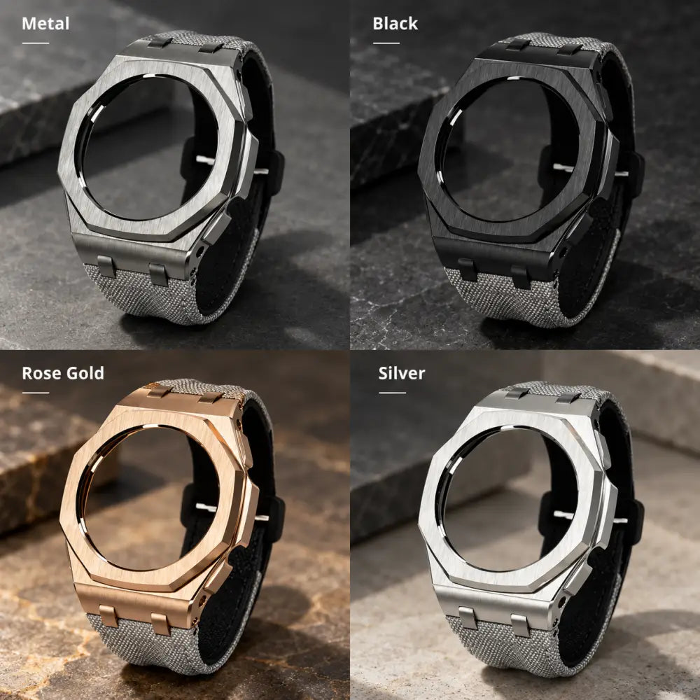Custom Watch – Black Metal Bluetooth