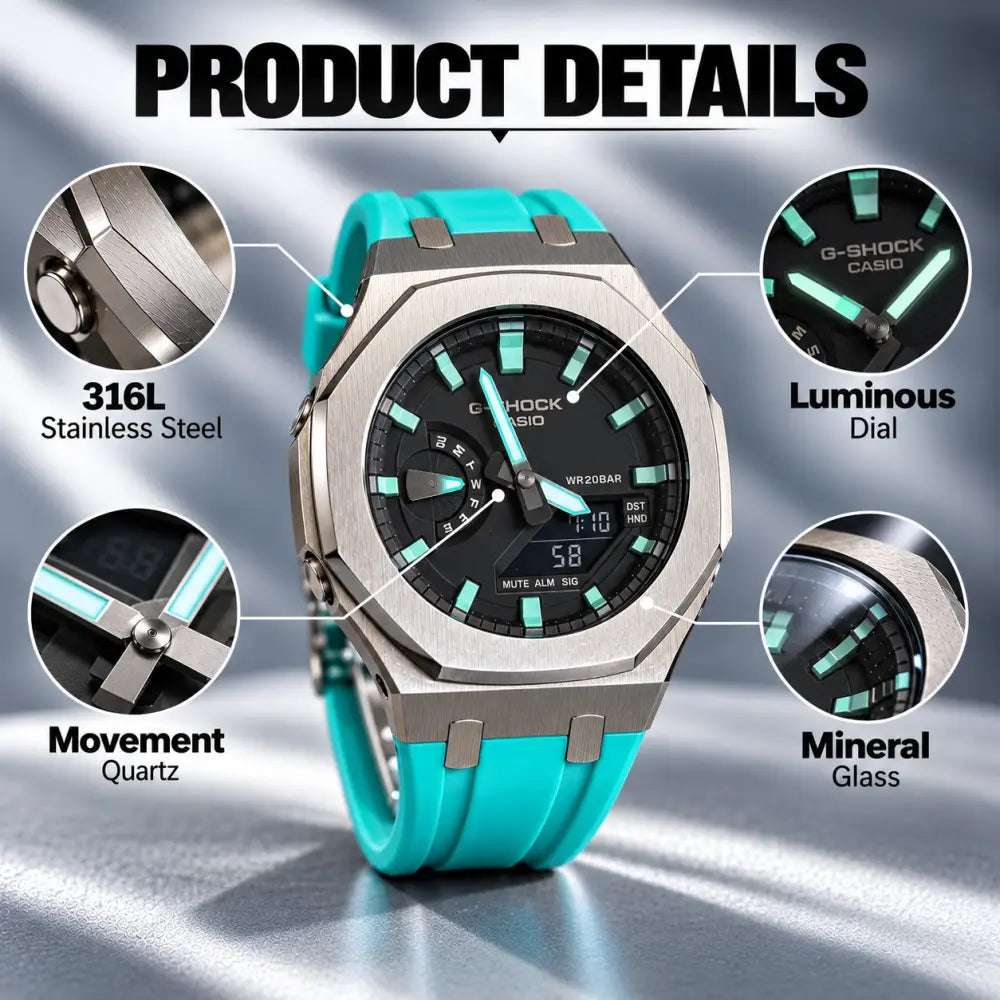 Custom Watch – Blue Green
