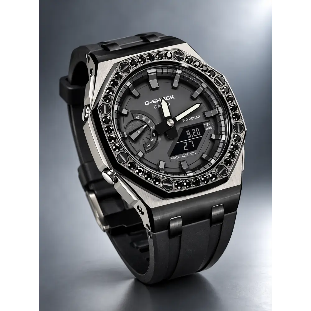 Custom Watch – Diamond Deep Black