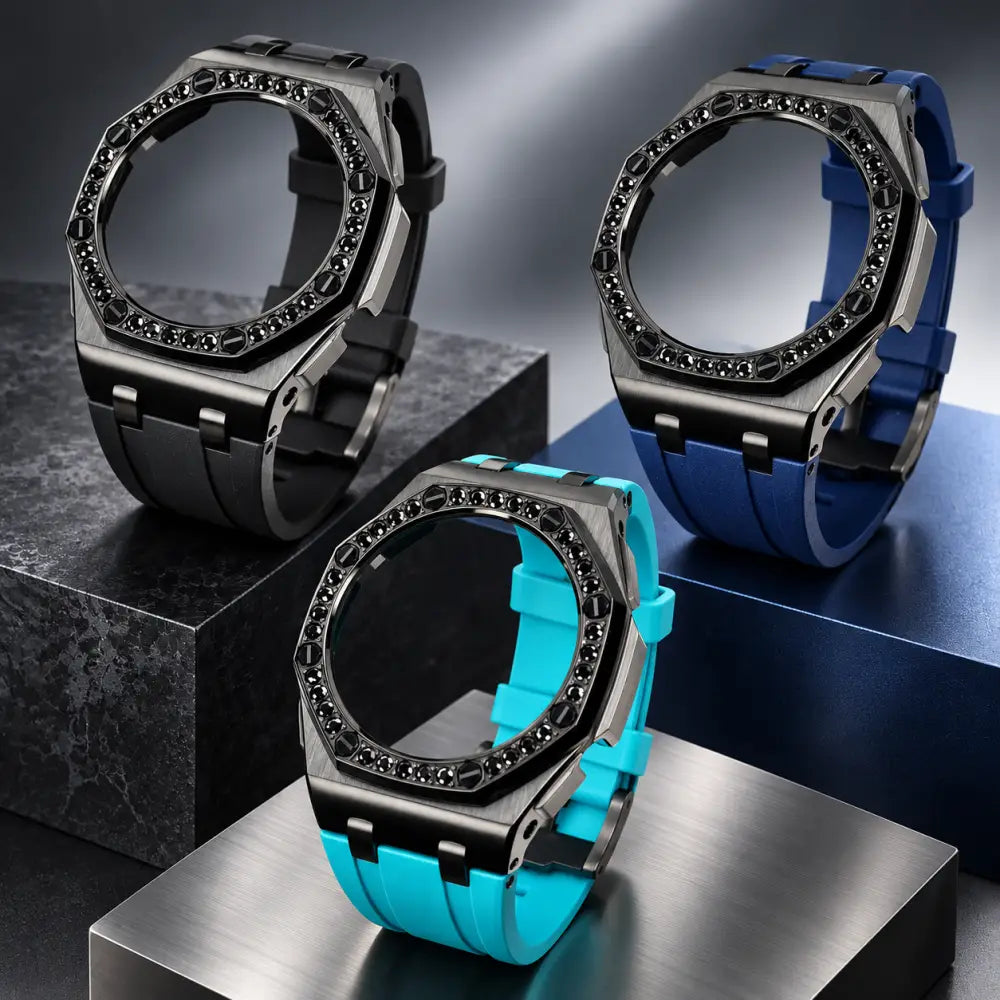 Custom Watch – Diamond Deep Black