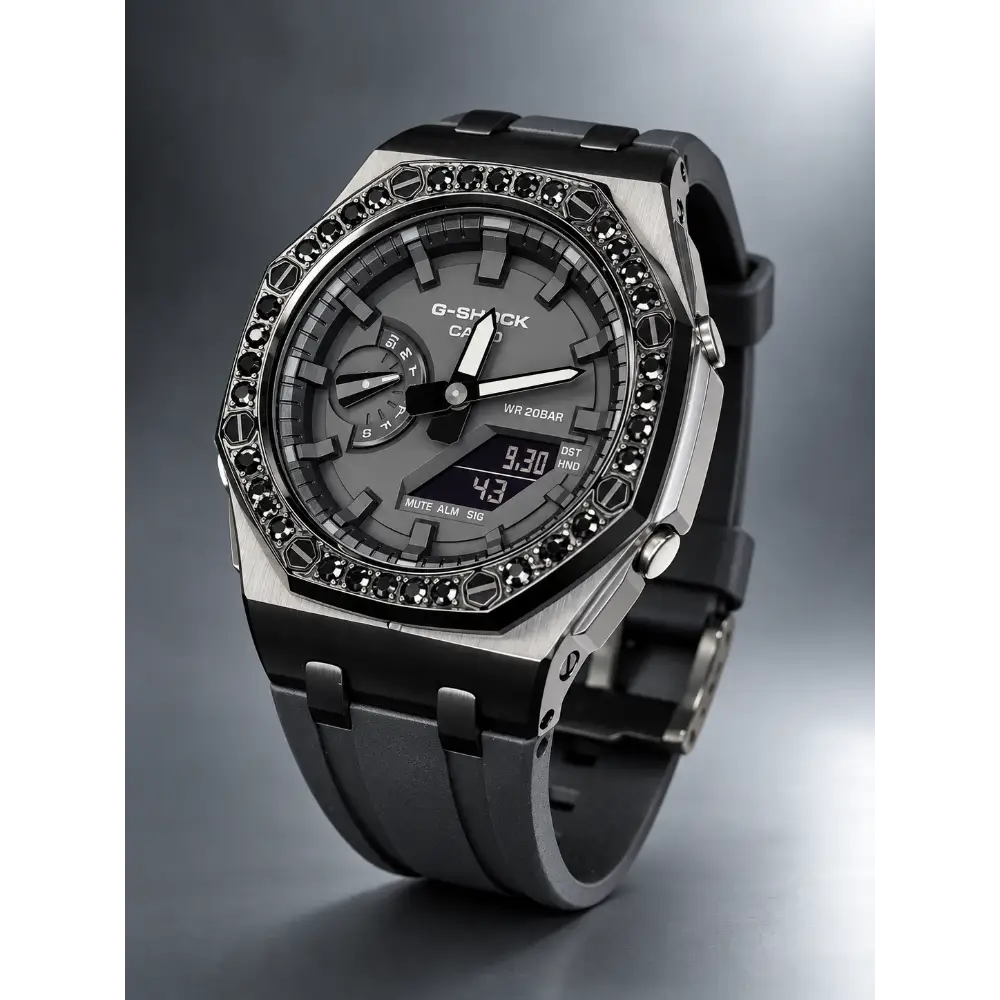 Custom Watch – Diamond Deep Black