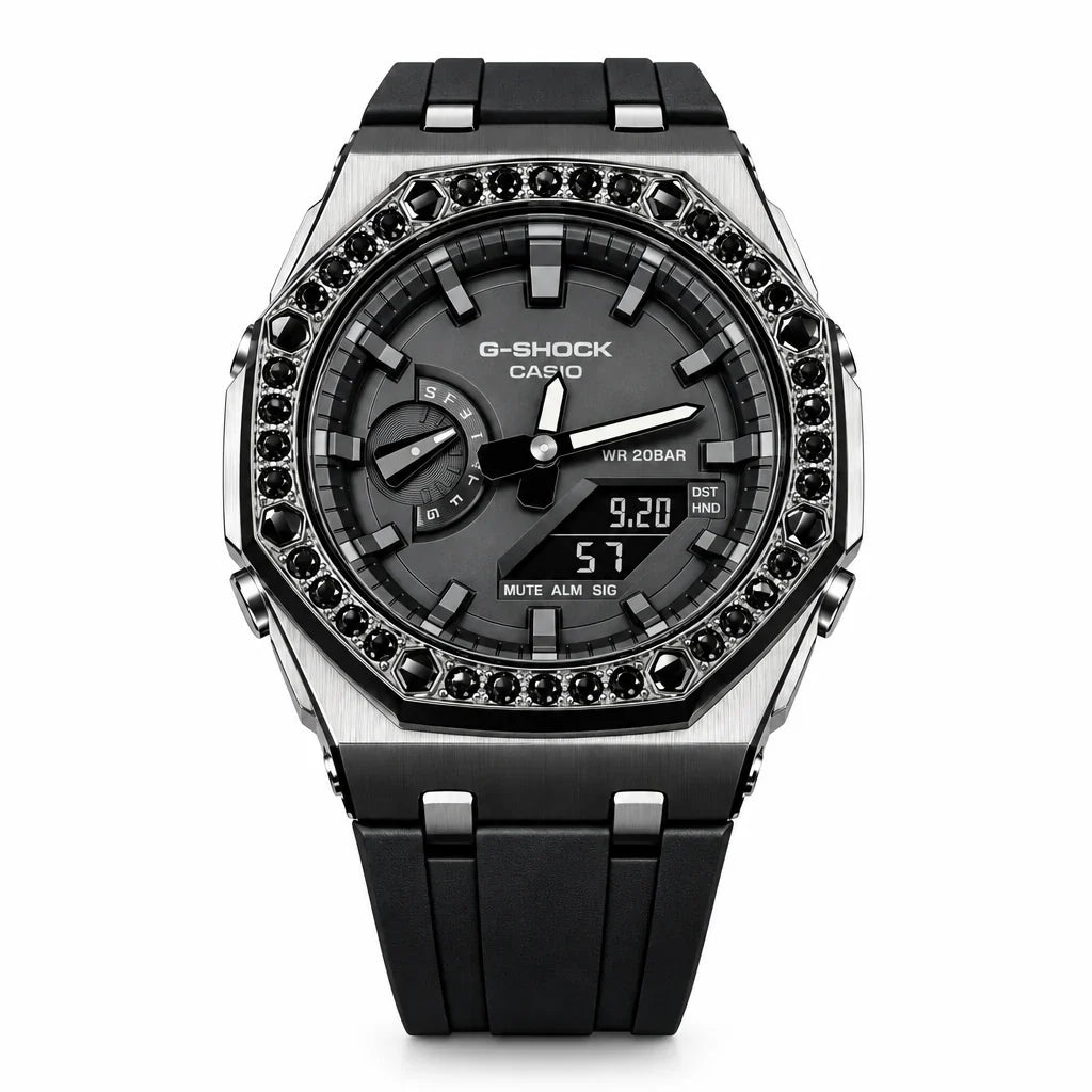 Custom Watch – Diamond Deep Black