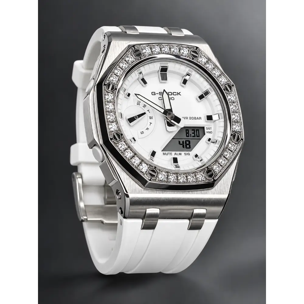 Custom Watch – Diamond Full White