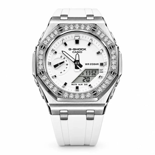 Custom Watch – Diamond Full White