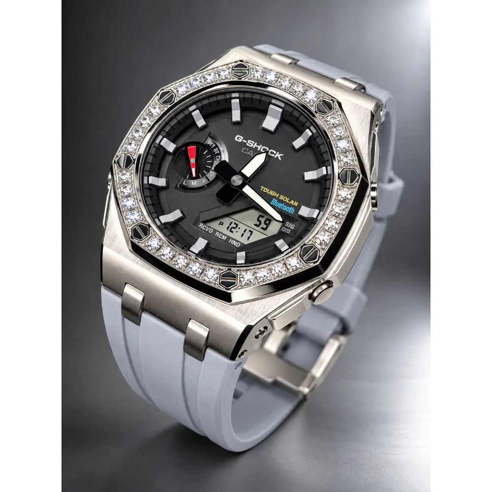 Custom Watch – Diamond Royal Grey Bluetooth