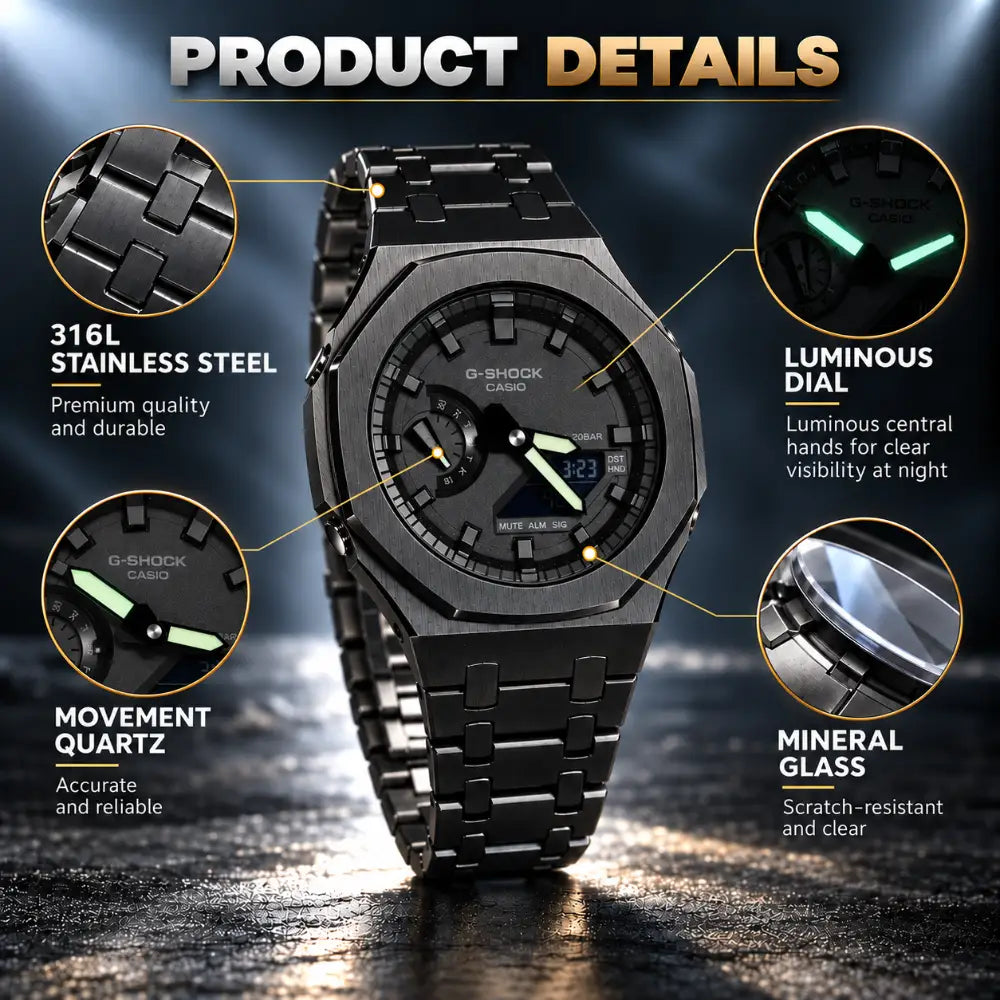 Custom Watch – Full Black