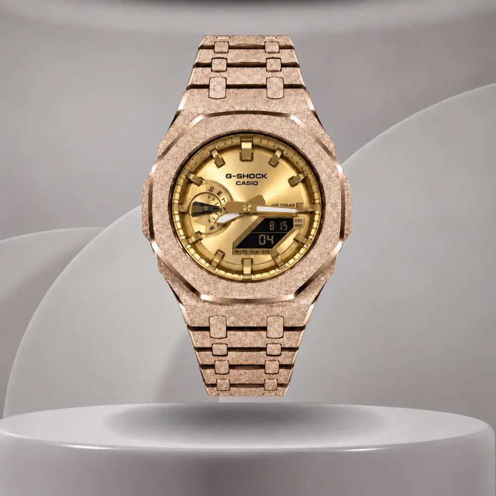 Custom Watch – Full Gold Frosted