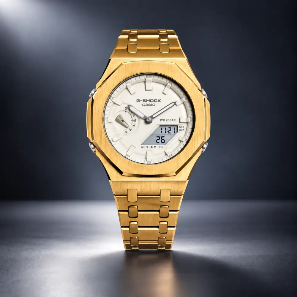 Custom Watch – Full Rose Gold White