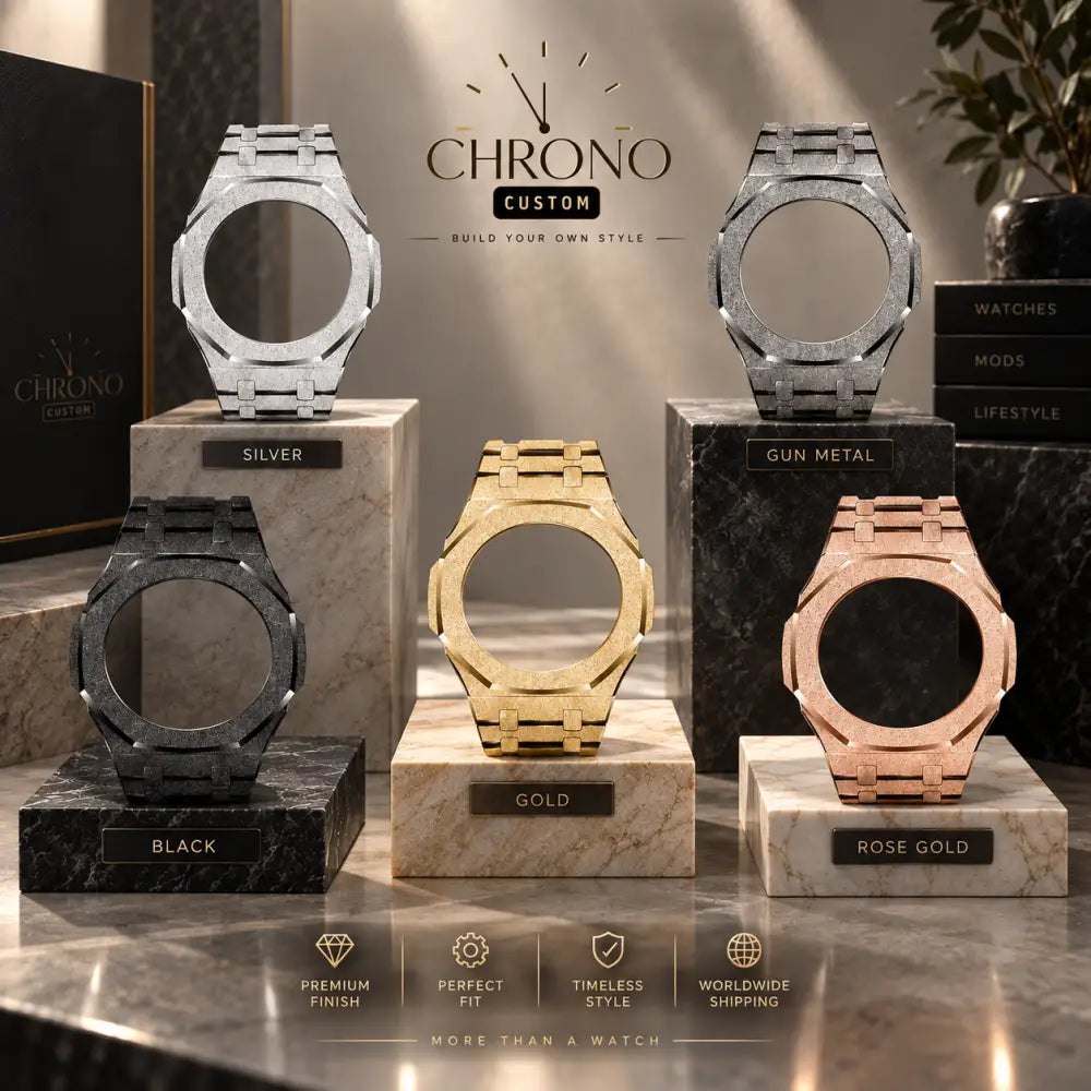 Custom Watch – Full Silver Frosted