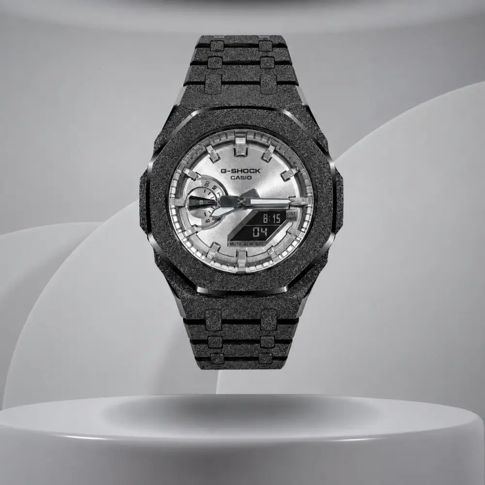 Custom Watch – Full Silver Frosted