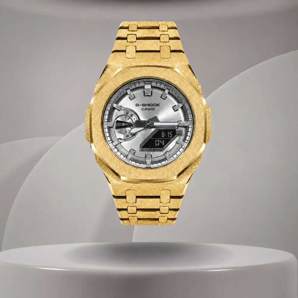Custom Watch – Full Silver Frosted