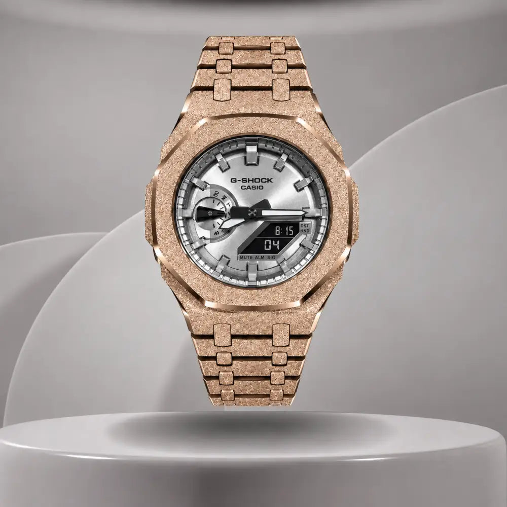 Custom Watch – Full Silver Frosted