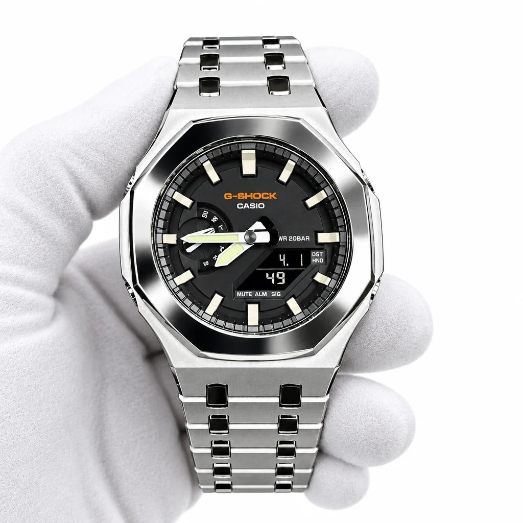 Custom Watch – Gun Metal Mirror Polish