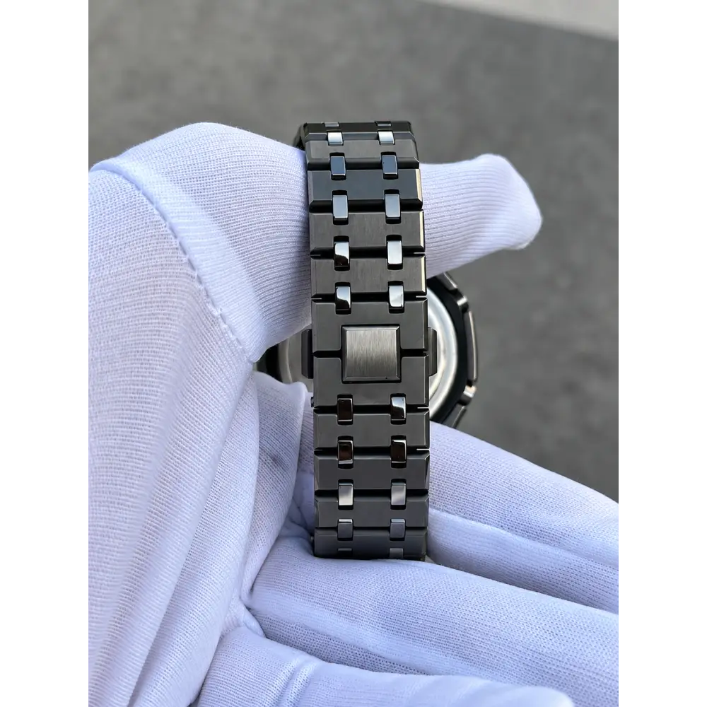 Custom Watch – Metal Grey Mirror Polish