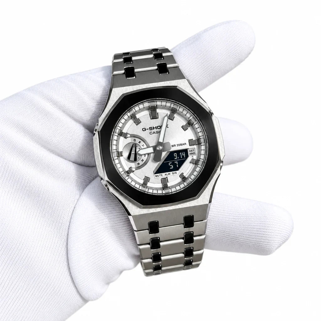 Custom Watch – Metal Grey Mirror Polish