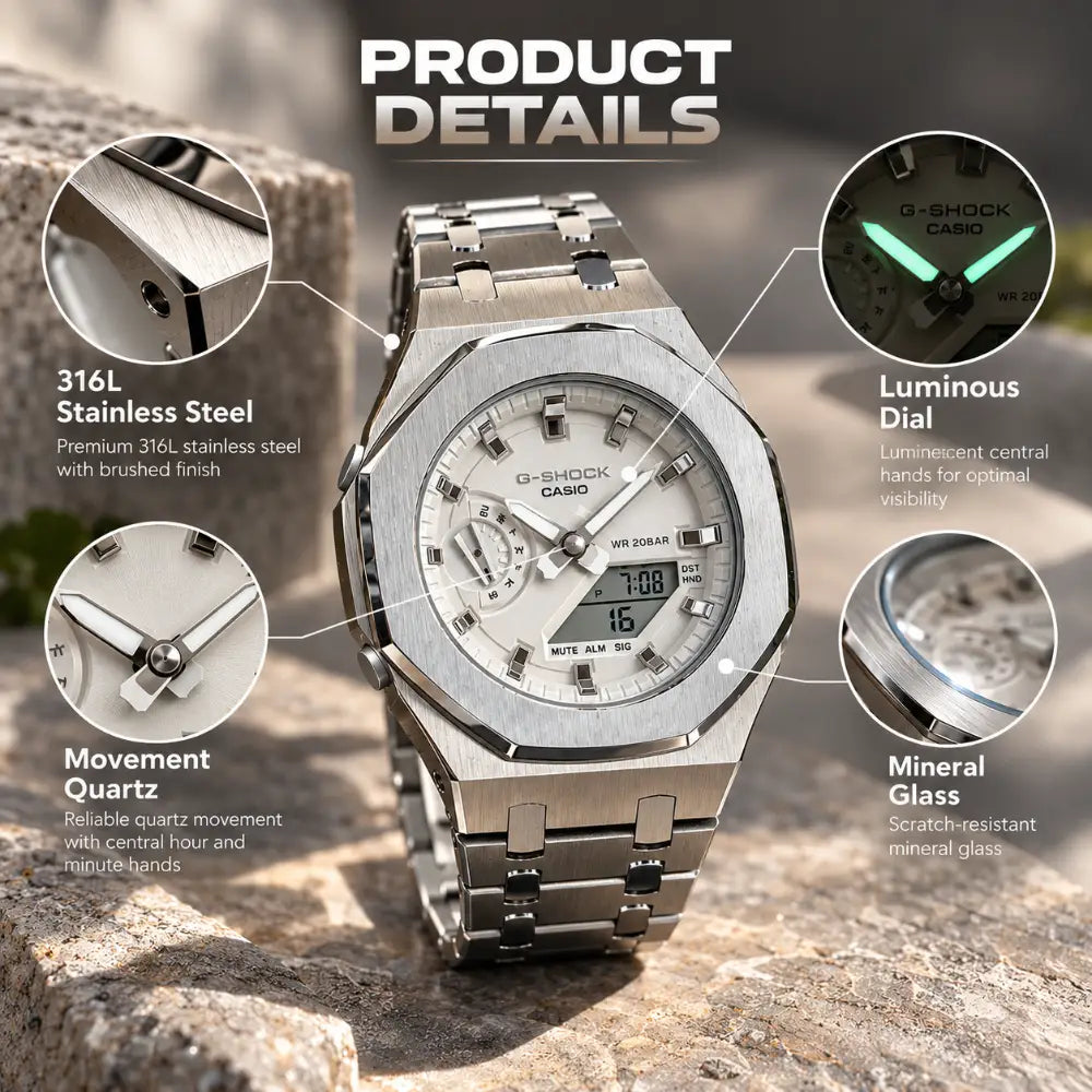Custom Watch – Metal Silver