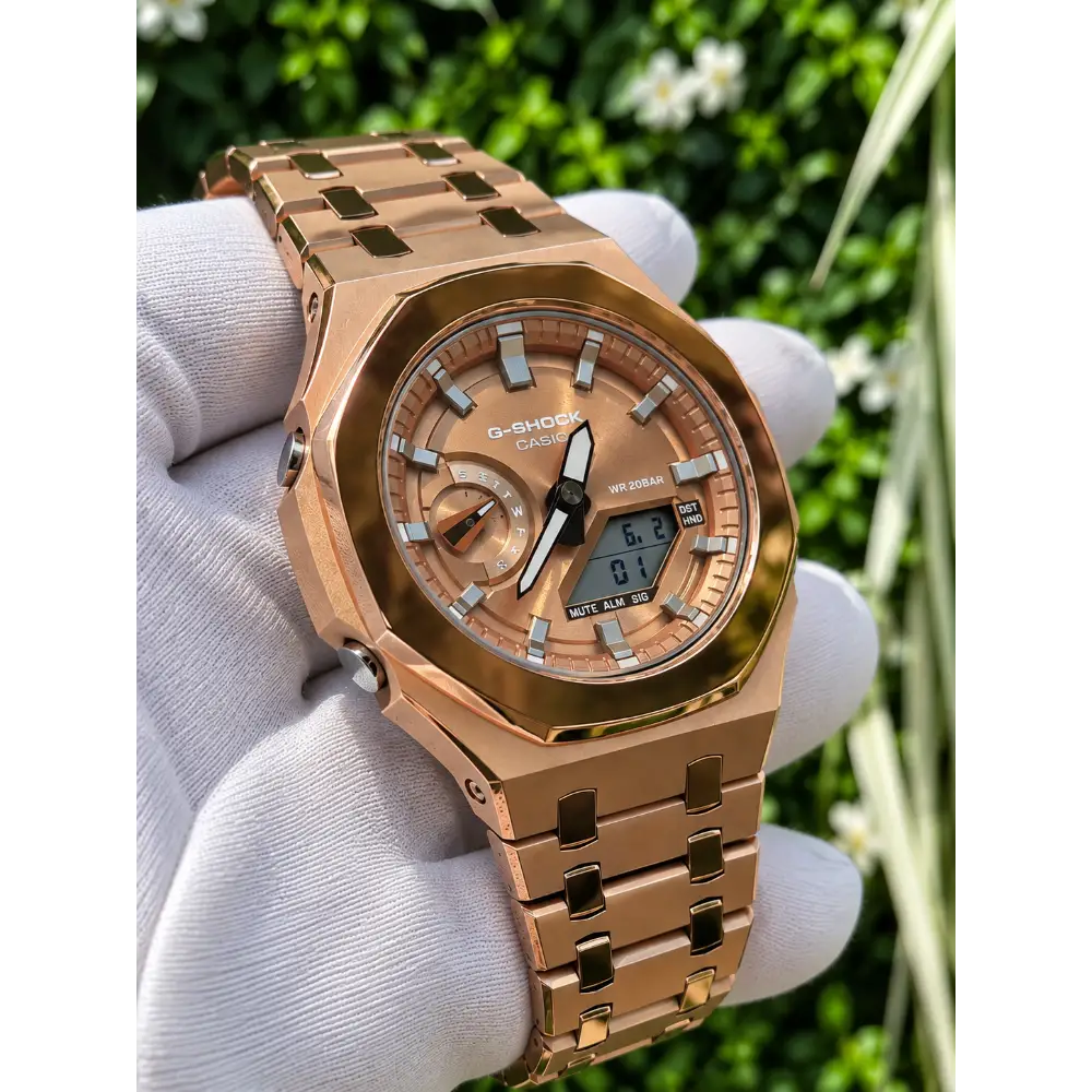 Custom Watch – Rose Gold Mirror Polish