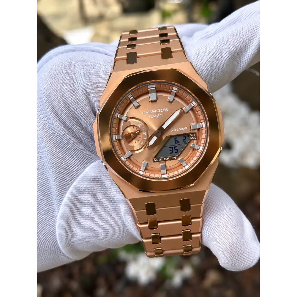 Custom Watch – Rose Gold Mirror Polish