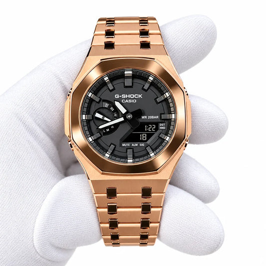 Custom Watch – Rose Gold Mirror Polish