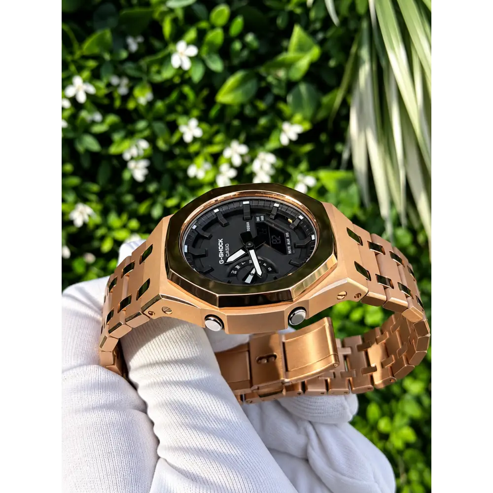 Custom Watch – Rose Gold Mirror Polish