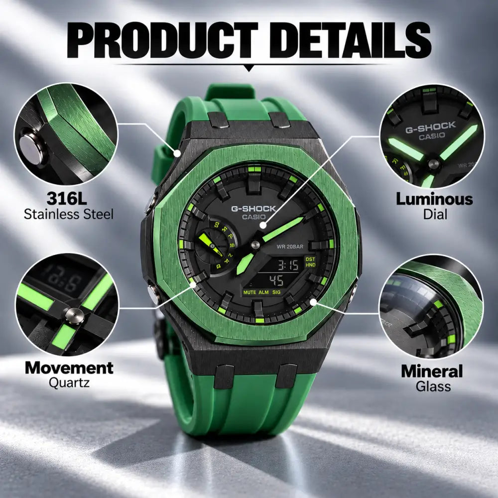 Custom Watch – Royal Green