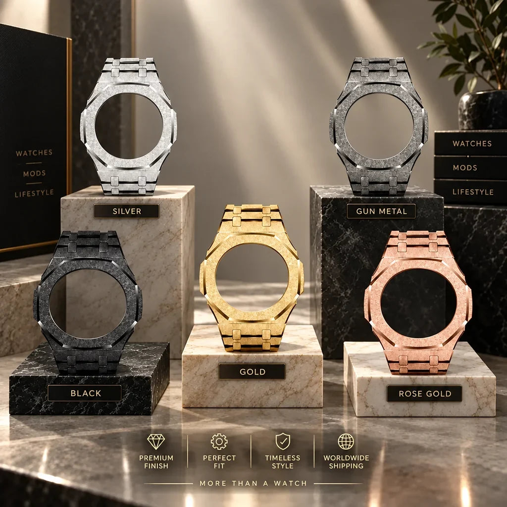 Custom Watch – Silver Luminous Frosted
