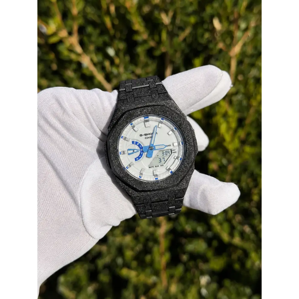 Custom Watch – Silver Luminous Frosted