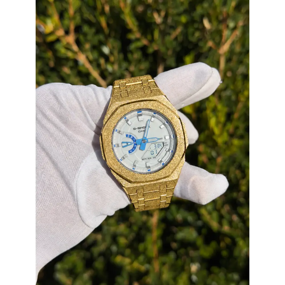 Custom Watch – Silver Luminous Frosted