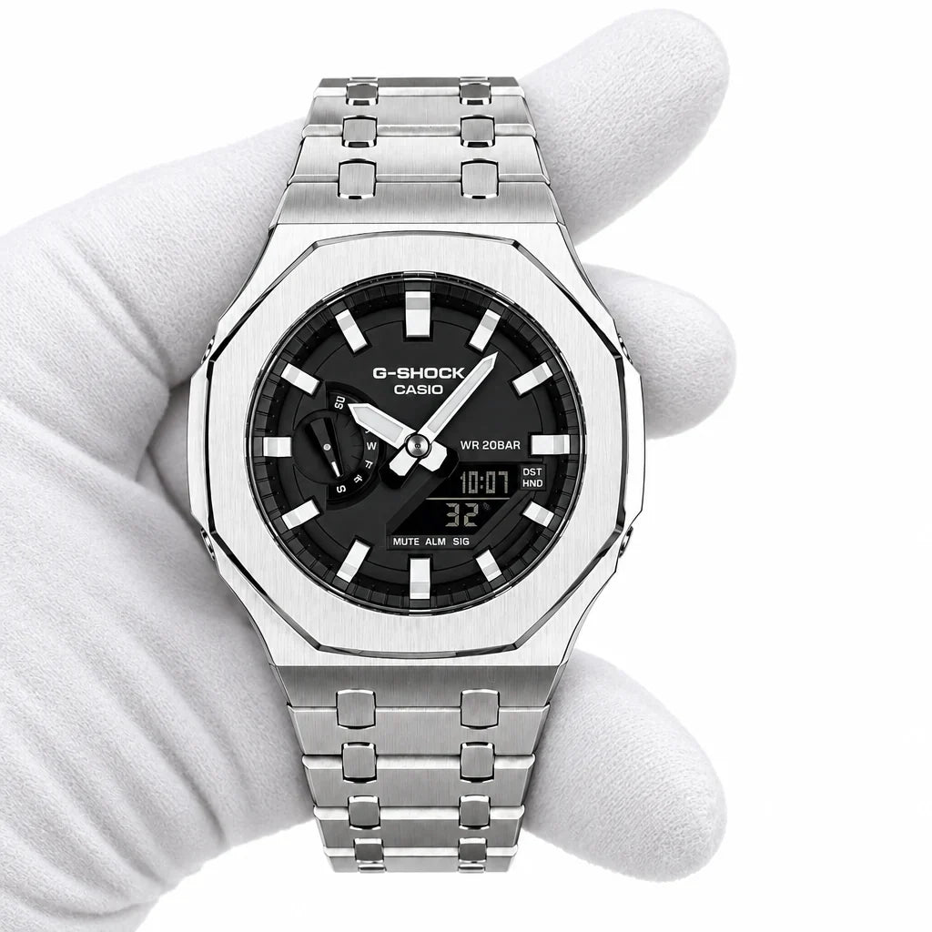 Custom Watch – Silver White